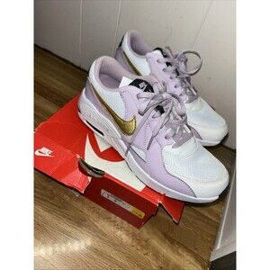 NIKE |  Lavender Gold Mesh Air Max Sneakers